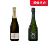 沙龙白中白干型香槟 2012年份 750ml+德乐梦桃红香槟起泡酒 750ml