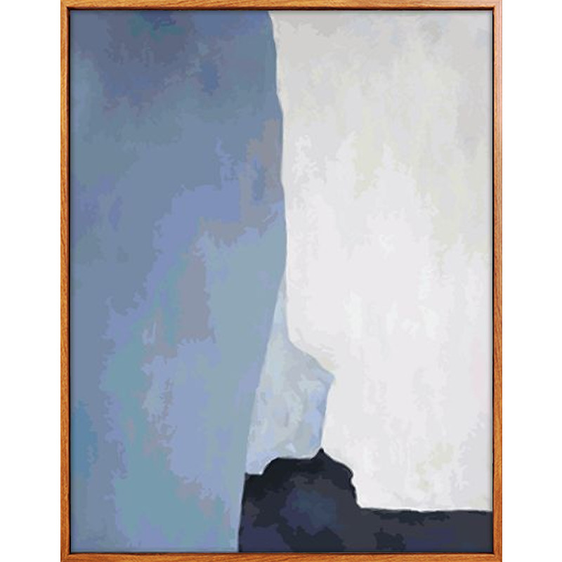 抽象油彩画 小型 diy数字油画抽象派装饰画艺术撞色现代简约挂画抽象油彩画装饰画（50*65