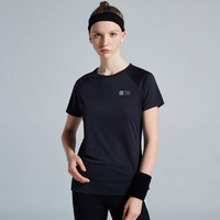 361短袖T恤女夏季速干圆领半袖361度运动跑步健身训练衣宽松透气（2XL、本白/火山灰101-速干）