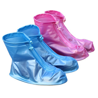雨鞋套户外成人雨衣配套旅行雨鞋套非一次性雨衣男女加厚旅游雨鞋（XL、蓝色）