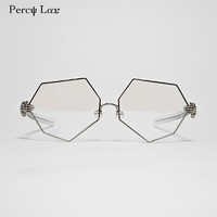 【PERCY LAU官方正品】明星同款光学六边形镜框珍珠鼻托防蓝光