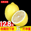 安岳黄柠檬新鲜水果5斤包邮精选皮薄二三级百香果当季小香水柠檬