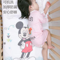 迪士尼婴儿童隔尿垫幼儿园床上大号超大保护隔夜床垫防水可洗纯棉