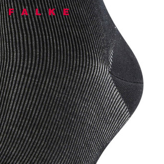 FALKE鹰客Fine Shadow细条纹棉休闲商务透气中筒针织男袜13141（41-42、6569靛蓝色）