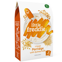 小皮 Little Freddie）有机藜麦多谷物高铁米粉宝宝辅食婴儿米糊钙铁锌米粉160g*1盒