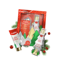 Colgate 高露洁 口腔护理套装 (闪耀牙膏90g+温润雪松漱口水250ml) 圣诞限定版