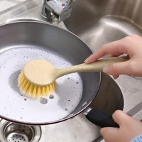 厨房用刷长柄清洁刷家用去污洗锅刷洗碗刷子可挂式水槽灶台清洁刷