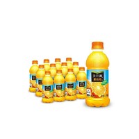 可口可乐 美汁源 Minute Maid 果粒橙 橙汁 果汁饮料 300ml*12瓶 整箱装 可口可乐公司出品 新老包装随机发货