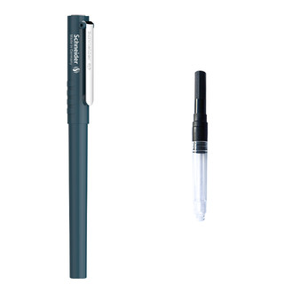 Schneider 施耐德 钢笔 BK406 墨绿 F尖 单支装+吸墨器