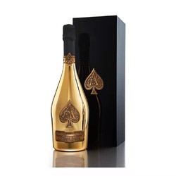 6倍积分！Champagne Armand de Brignac 黑桃A香槟  黄金版 法国香槟起泡酒 750ml