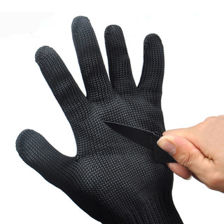 丛林狐 安全防割手套 五级柔软舒适不刺手 钢丝防护手套  户外手套用品