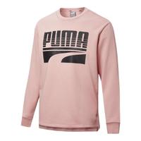 PUMA 彪马 REBEL BOLD 男子运动卫衣 580905-14 粉色 S