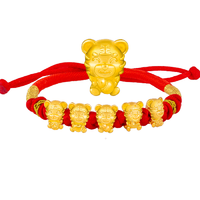 世纪缘 五虎临门足金转运珠 1g