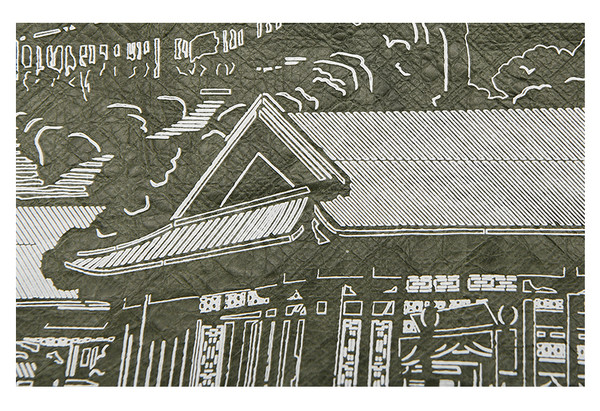 中国国家博物馆 双面杜邦纸帆布包 42x40.5cm 复古时尚国风单肩手提包