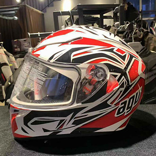 AGV K3SV 摩托车头盔 全盔 王者黑白 S码