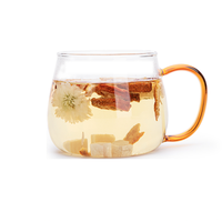 雅集 玻璃大肚杯 400ml 琥珀