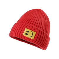 CACUSS 男女款毛线帽 Z421011 红色