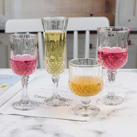 无铅玻璃钻石红酒杯葡萄酒香槟杯干邑杯威士忌甜酒鸡尾酒杯子耐热