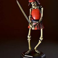 海洋堂 Kaiyodo Takeyashiki Jizai Okimono KT-010 Samurai Skeleton Action Figure