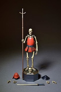 海洋堂 Kaiyodo Takeyashiki Jizai Okimono KT-010 Samurai Skeleton Action Figure