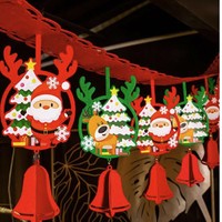 韩猫 圣诞装饰挂件 3m12片