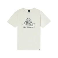 new balance Noritake联名款 中性运动T恤 AMT12349 白色 XL
