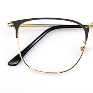 裴漾 9043 黑金色合金眼镜框+1.60折射率 非球面镜片