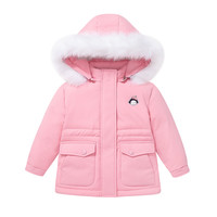 allo&lugh 阿路和如 ABAH1DJ34K 女童中长款羽绒服