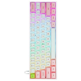 SKYLOONG 61键 蓝牙双模机械键盘 樱花 极客巧克力机械茶轴 RGB