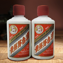 MOUTAI 茅台 飞天 白色条盒装 酱香型白酒 53度 50ml*5瓶