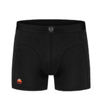 A-dam Underwear X 芝麻街 男士平角内裤套装 礼盒款 2条装(黑色+花色) L