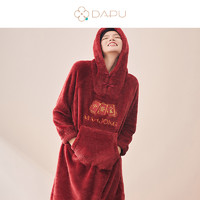 DAPU 大朴 21号0点开抢：DAPU 大朴 冬季情侣加厚中国风睡衣套装 低至99.5元包邮