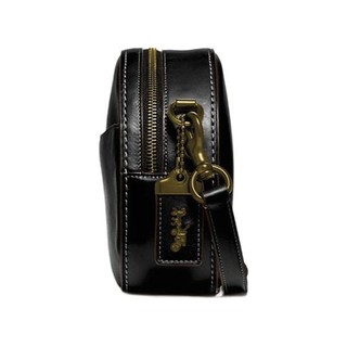 COACH 蔻驰 CANTEEN 女士牛皮斜挎包 35844 黑色 中号