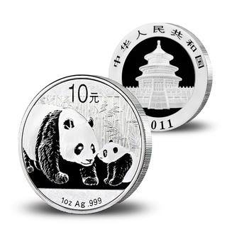 PLUS会员：BOC 中国银行 2011年熊猫币1盎司银币