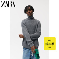 ZARA [折扣季]男装 高领穗纹针法针织衫毛衣 03597309802