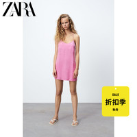 ZARA  女装 垂性迷你丝绸质感吊带连衣裙 06929206636