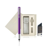 PARKER 派克 钢笔 Vector威雅系列 紫色 F尖 皮套礼盒装