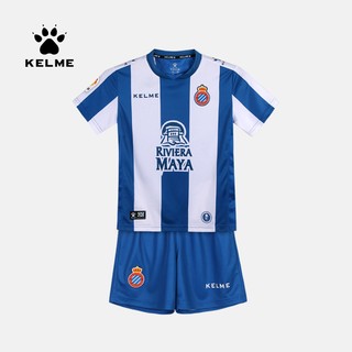 KELME KIDS 西甲足球服 西班牙人童装训练球衣武磊24号球员版印字