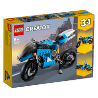 黑卡会员：LEGO 乐高 创意Creator系列 31114 超级摩托车