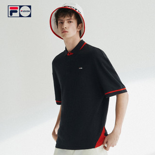 1FILA FUSION 斐乐男子短袖POLO 2020夏季新款时尚潮流短POLO男