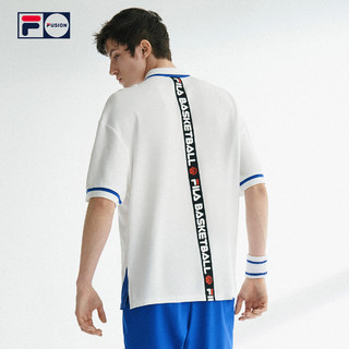 1FILA FUSION 斐乐男子短袖POLO 2020夏季新款时尚潮流短POLO男