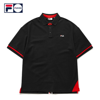 1FILA FUSION 斐乐男子短袖POLO 2020夏季新款时尚潮流短POLO男