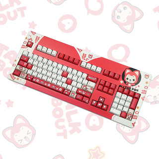 樱桃CHERRY G80-3000/3494阿狸主题定制机械键盘黑轴青轴茶轴红轴（阿狸、官方标配）