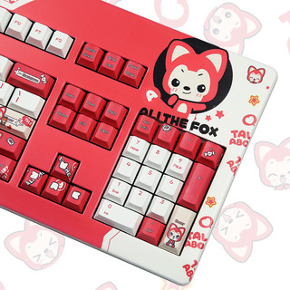 樱桃CHERRY G80-3000/3494阿狸主题定制机械键盘黑轴青轴茶轴红轴（阿狸、官方标配）