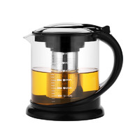 耐高温玻璃飘逸杯泡茶壶冲茶器家用过滤耐热玻璃水壶单壶茶具套装（A168单壶_750ML）