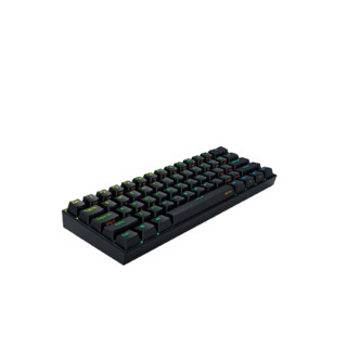 HEXCORE Anne Pro 2 61键 蓝牙双模机械键盘 黑色 佳达隆G茶PRO轴 RGB