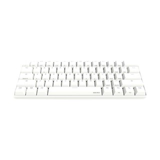 HEXCORE Anne Pro 2 61键 蓝牙双模机械键盘 白色 佳达隆G红PRO轴 RGB