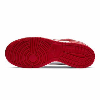 NIKE 耐克 Dunk Low 中性休闲运动鞋 CU1727-100 白红色 37.5