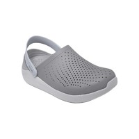 crocs 卡骆驰 LiteRide系列 男女款拖鞋 204592 烟灰/白 36/37