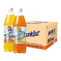 sunkist 新奇士 汽水组合装 2口味 1.25L*12瓶（西柚汁汽水1.25L*6瓶+橙汁汽水1.25L*6瓶）